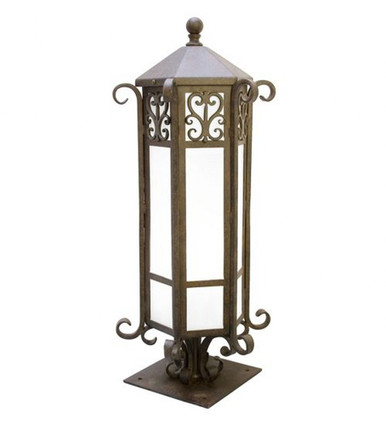 Caprice 1 Light Outdoor Post Mount 27 x 12 In by Meyda Tiffany - 115492