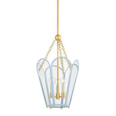 Clarisse 3 Light Lantern 22.25 Inch Tall and 13 Inch Wide by Mitzi - H1132703