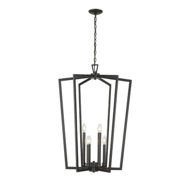 Lizabeth 6 Light Pendant 36 Inch Tall and 25 Inch Wide by Millennium - 4526-MB