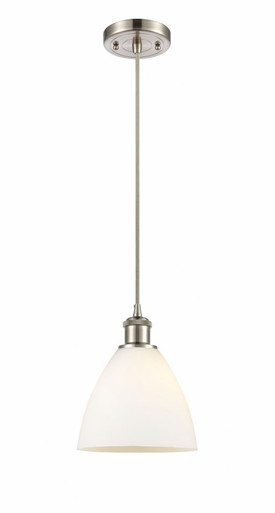 Bristol 1 Light Glass Cord hung Mini Pendant 9.5X7.5 Inch by Innovations - 516-1P-SN-GBD-751