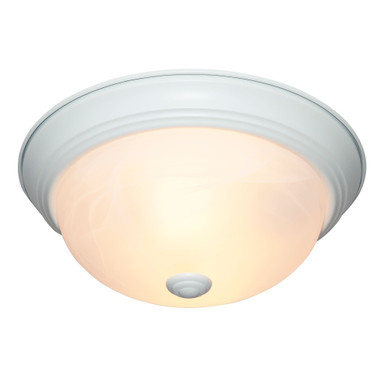 Standard 1 Light 11.25 Inch Wide Flush Mount by Designers Fountain - 1257S-AL