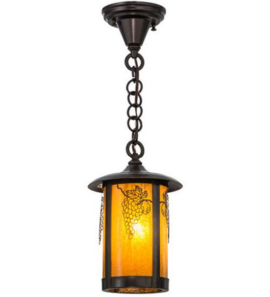Fulton Grapes 1 Light Pendant 17.5 x 8 Inches by Meyda Tiffany - 156675