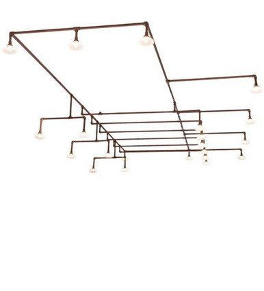 PipeDream 94.5W 21 LED Chandelier 60 x 172 Inches Wide by Meyda Tiffany - 226153
