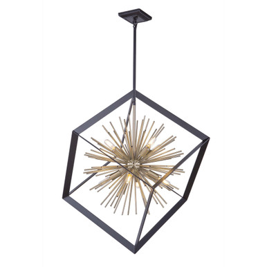 Sunburst 8 Light Large Chandelier by Artcraft - AC11440