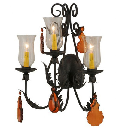 French Elegance 3 Light Wall Sconce 23 x 18 Inches by Meyda Tiffany - 137195