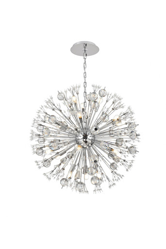 Vera 18 Light Pendant 32 Inch Tall and 32 Inch Wide by Elegant - 2550D32