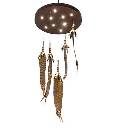 Dreamcatcher 70W 10 LED Cascading Pendant 110 x 48 Inches by Meyda Tiffany - 254208