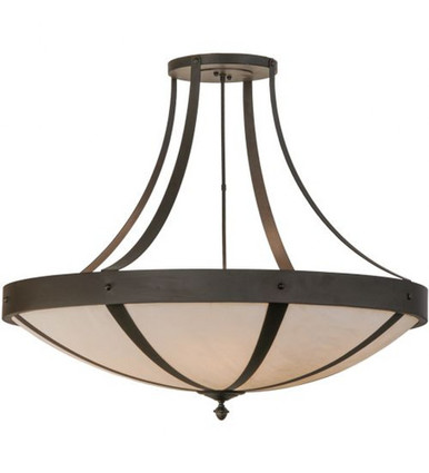 Urban Spoked 6 Light Semi Flush Mount 36 x 42 Inches by Meyda Tiffany - 148832