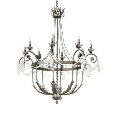 Antonia 8 Light Chandelier 55 x 40 Inches Wide by Meyda Tiffany - 241448