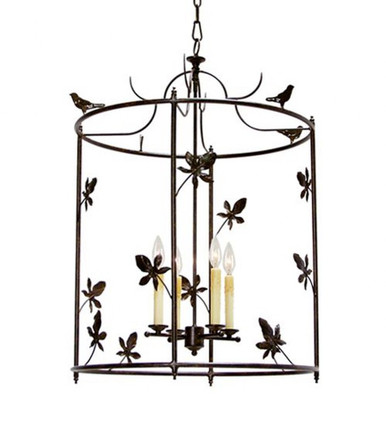 Jillian 4 Light Pendant 35 Inches Tall and 25 Inches Wide by Meyda Tiffany - 120280