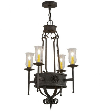 Lorenzo 4 Light Chandelier 41 x 24 Inches Wide by Meyda Tiffany - 156470