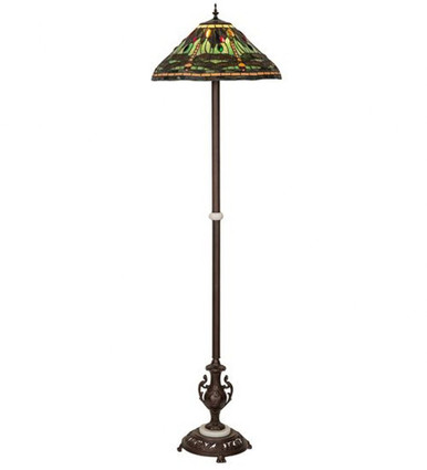Tiffany Dragonfly 1 Light Floor Lamp 71 x 20 Inches by Meyda Tiffany - 242832