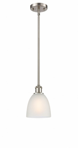 Castile 1 Light Mini Pendant 9 Inch Tall and 6 Inch Wide by Innovations - 516-1S-SN-G381