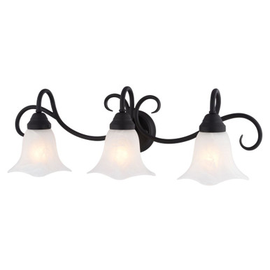 Bella 3 Light Bath Vanity 9 Inch Tall and 28.25 Inch Wide by Vaxcel - W0555