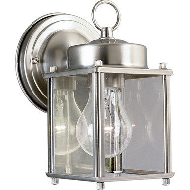 Flat 1 Light Outdoor Wall Lantern by Progress - P5607