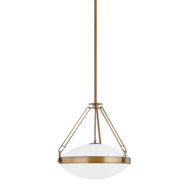 Kade 1 Light Pendant 21.25 Inch Tall and 21.25 Inch Wide by Troy - F4521-PBR