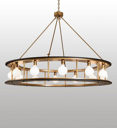 Reginald 72W 12 LED Pendant 52 x 66 Inches by Meyda Tiffany - 262053