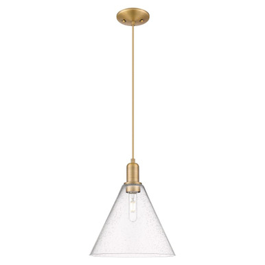 Berkshire Glass 1 Light Cord Hung Mini Pendant 13.83 Inch by Innovations - 716-1P-GBC-12