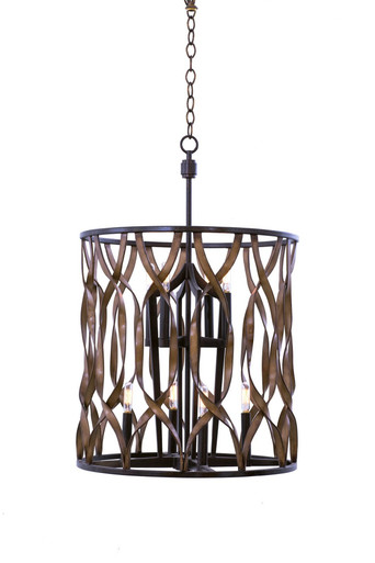 Soho 8 Light Small Foyer Chandelier by Kalco - 501852MC