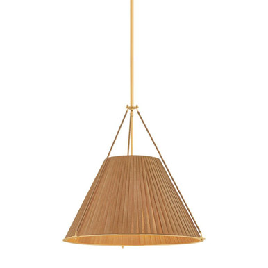 Sunside 4 Light Pendant 24.75 Inch Tall and 26 Inch Wide by Hudson Valley - 1144-AGB