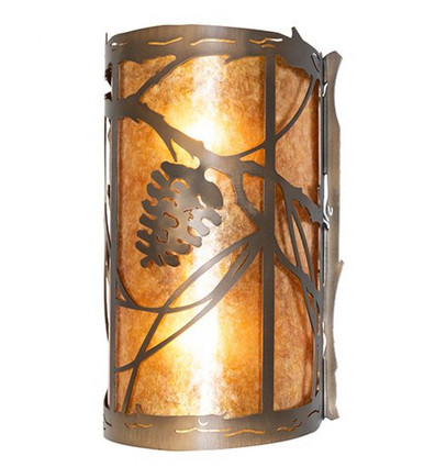 Whispering Pines 2 Light Wall Sconce 13 x 8 In by Meyda Tiffany 272092 - 272092