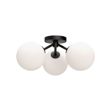 Cassia 3 Light 17.75 Inch Wide Semi Flush Mount by Alora - SF549315