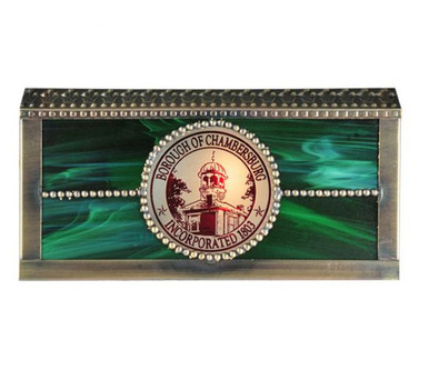 Personalized Chambersburg Glass Shade by Meyda Tiffany - 51059