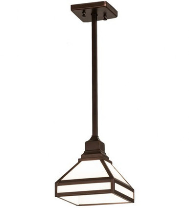 Mission Prime 1 Light Pendant 22.5 x 10 Inches by Meyda Tiffany - 244414