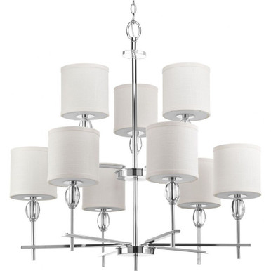 Status 9 Light Large Chandelier by Progress - P4142-15
