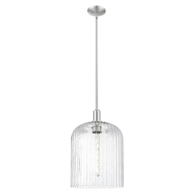 Bridal Veil 1 Light Mini Pendant 18.13 Inch and 12 Inch Wide by Innovations - 716-1S-SN-G559-12CL
