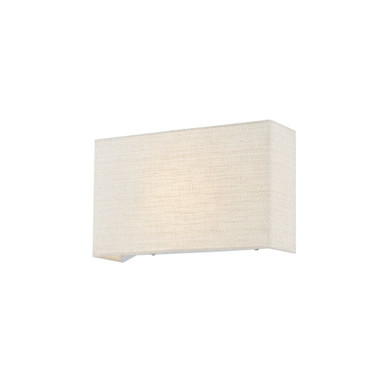 Textile 1 Light ADA Rectangular Wall Sconce by Justice Design - FAB-5655