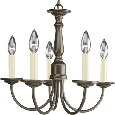 Trinity 5 Light Small Chandelier by Progress - P4009