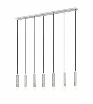Stari 7 Light Linear Chandelier 11 Inch Tall and 4.75 Inch Wide by Z Lite - 1956P-7L