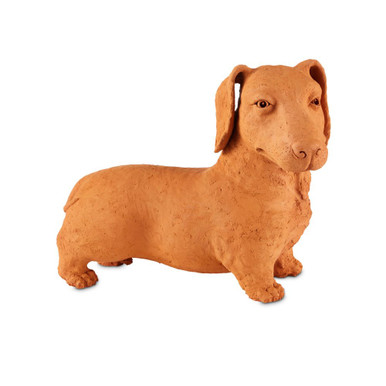 Rocky the Teckel 15.75 Inch Sculpture In Contemporary by Currey Company - 1200-0834