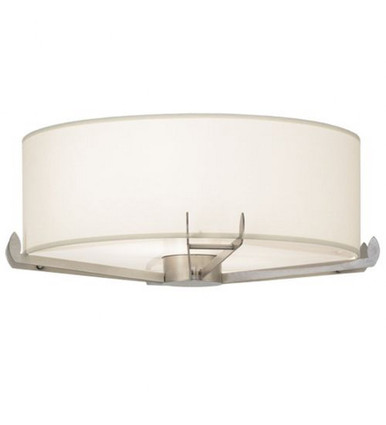 Cilindro Structure 2 Light Flush Mount 9.5 x 22 In by Meyda Tiffany - 250445