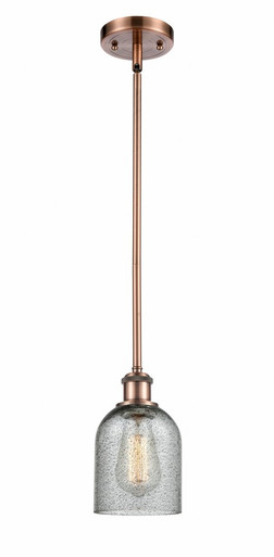 Caledonia 1 Light Mini Pendant 9 Inch Tall and 5 Inch Wide by Innovations - 516-1S-AC-G257