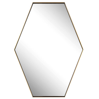 Ankara 25 Inch Hexagon Mirror by Uttermost - 09894
