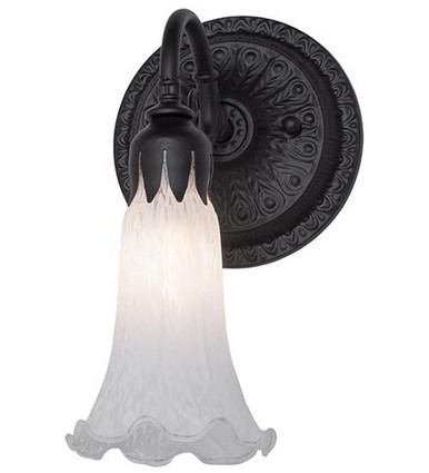 Pond Lily 1 Light Wall Sconce 10 x 5.5 Inches by Meyda Tiffany 260476 - 260476