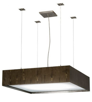 Quadrato Clemons 4 Light Square Pendant 12 x 51 Inches by Meyda Tiffany - 169106