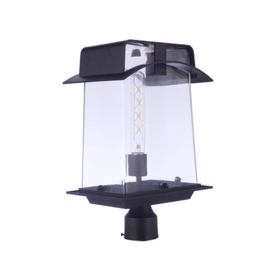 Smithy 1 Light Outdoor Post Mount 18 x 11.38 Inches by Craftmade - ZA6025-ABZ