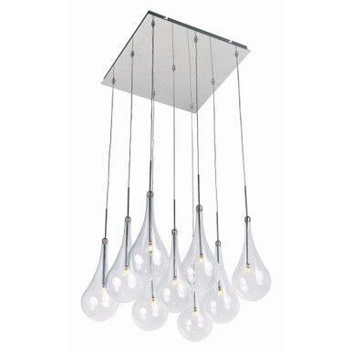 Larmes 13.5W 9 LED Light Medium Pendant by ET2 - E20516-18PC