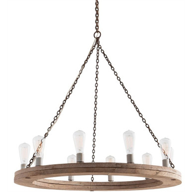 Geoffrey 12 Light Oversized Round Chandelier by Arteriors - 84171