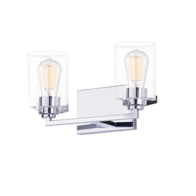 Cilindro 2 Light Vanity Light by Justice Design - FSN-8092