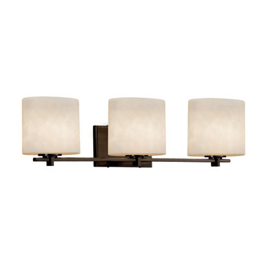 Clouds Era 3 Light Vanity Light 26.75 Inch Wide by Justice Design - CLD-8443-30