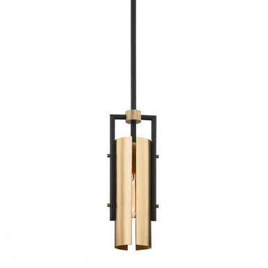Emerson 1 Light Mini Pendant by Troy - F6783-SBK/BBA