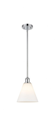 Berkshire Glass 1 Light Mini Pendant 10 Inch and 8 Inch Wide by Innovations - 516-1S-PC-GBC-81
