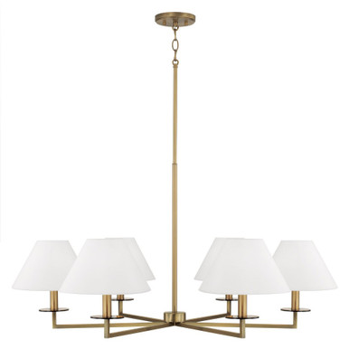 Gilda 6 Light Oversized Chandelier by Capital - 452261AD