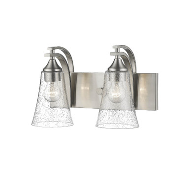Natalie 2 Light Bath Vanity 10 Inch Tall and 14.5 Inch Wide by Millennium - 1492