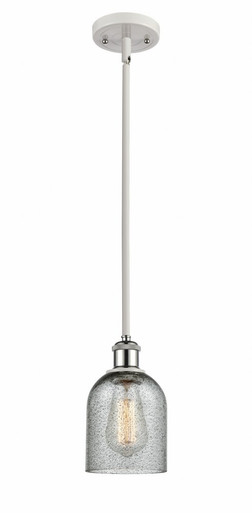 Caledonia 1 Light Mini Pendant 9 Inch Tall and 5 Inch Wide by Innovations - 516-1S-WPC-G257