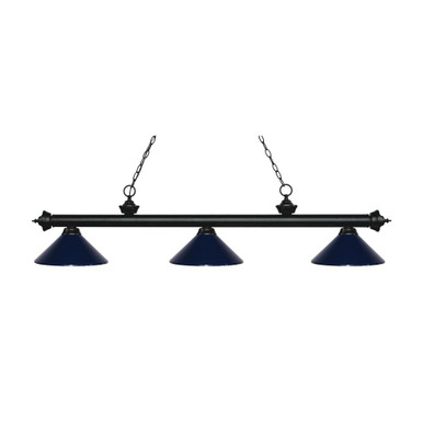 Riviera 3 Light Island/Billiard 16 Inch Wide by 13.5 Inch High by Z-Lite - 2003RD